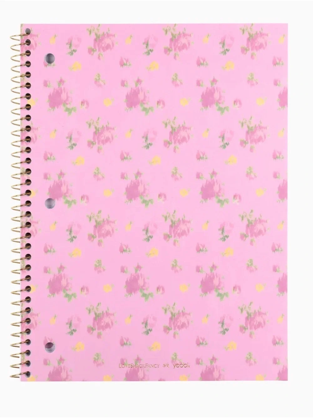 📕🎀 LoveShackFancy │ Yoobi Ikat Rose 1 Subject Notebook🎀